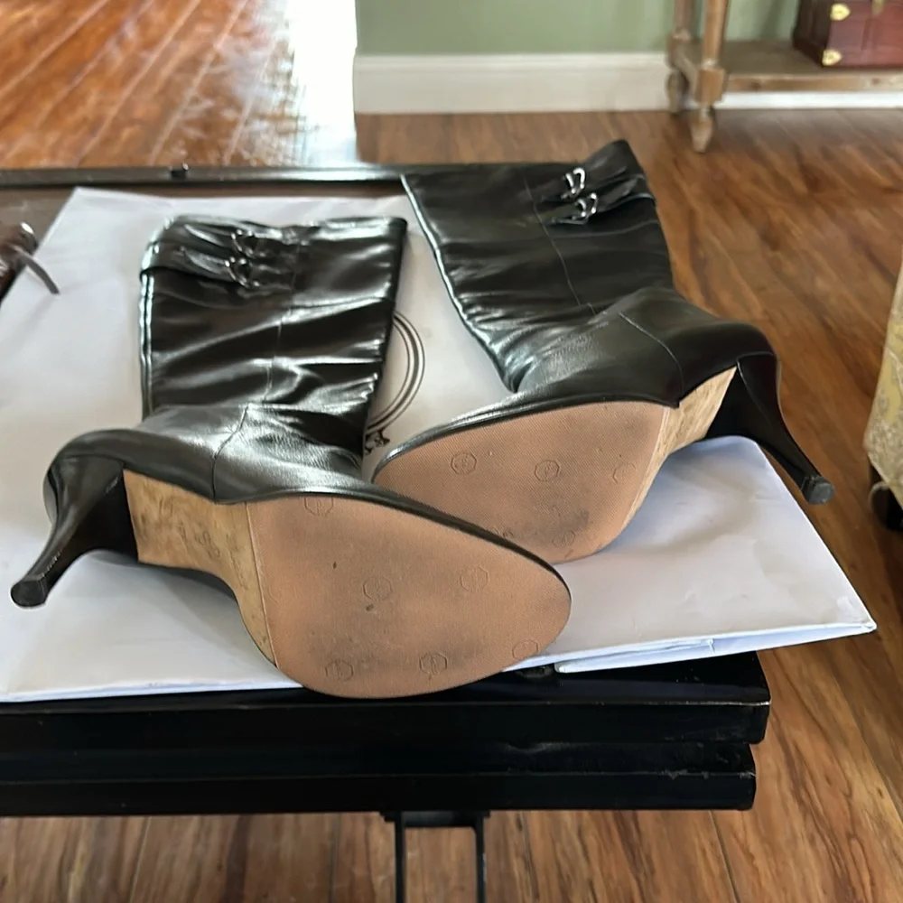 Last call! Cole Haan Nike air knee high boots sz 10 - Picture 4 of 4